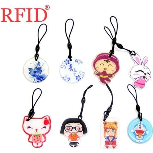 ID 125khz EM4305 EM4205 Rewritable Writable Keyfob Key Fobs RFID Waterproof Keyfob Keychain Access Control Card Multiple Choices