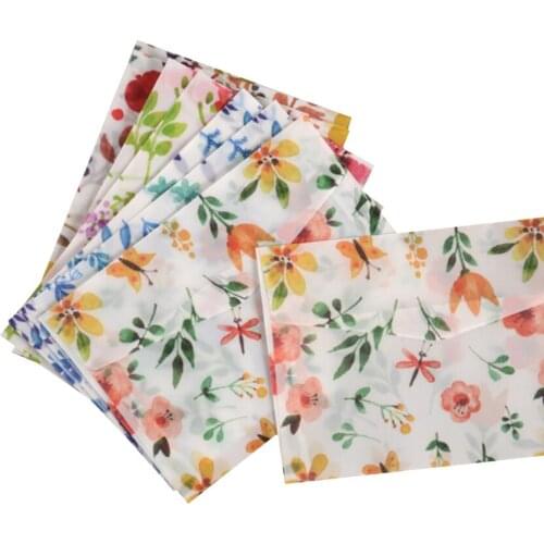 15pack/lot Special Sulfate Paper Color Printing Envelopes Small Fresh Office School Supplies And For Gifts