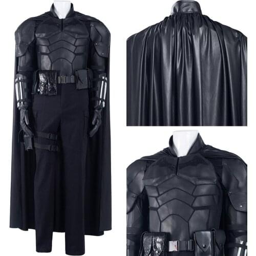 Bruce Wayne Cosplay Costume Pants Cloak Outfits Halloween Carnival Suit