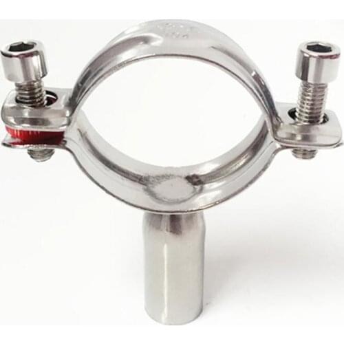 45-48mm 1-3/4" 45mm Pipe Hanger Bracket Clamp Support Clip 304 Stainless Steel For Beer Brewing
