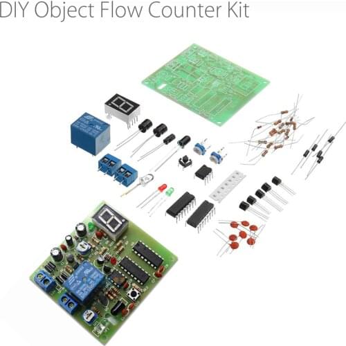 DIY Object Flow Counter Kit Digital Infrared Ray Counting Module Kit
