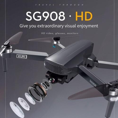 New SG908 GPS Drone 3-Axis PTZ 4K Camera 5G Wifi FPV Professional 1.2KM 50X Brushless RC Helicopter Quadcopter