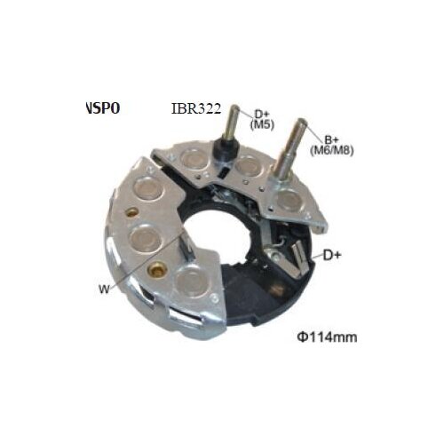 NEW HNROCK ALTERNATOR RECTIFIER 12422000/BHP11418