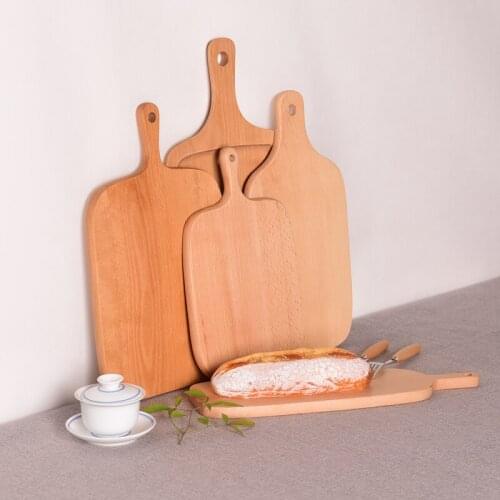 Pizza Tray Wooden Material Tray Cake Tray Sushi Tray Bread Tray Steak Tray Pizza Baking Tray Pizza Plate Kitchenware