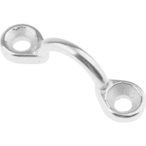 Heavy Duty Stainless Steel Boat Top Pad Eye Straps Tie Down Kayak Deck Loops