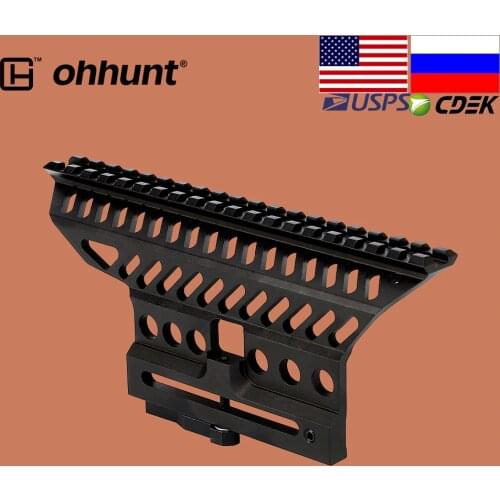 Ohhunt Tactical Quick Detach Rail Mount B-13 Classic AK Sight Bracket Picatinny Weaver Base for Hunting Rifle Scope