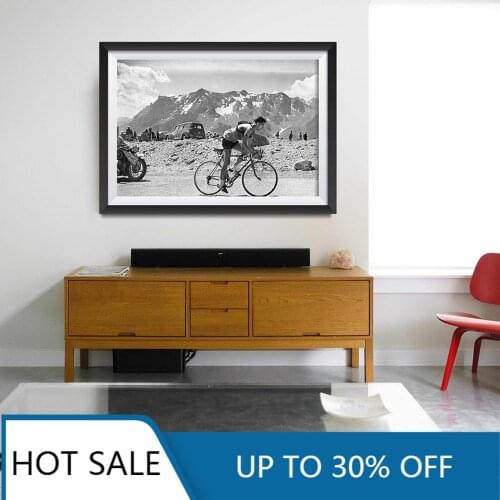 France Cycling Photography Vintage Wall Art Canvas Painting Posters Prints Bike Gift Wall Decor For Aesthetic Home Decoration