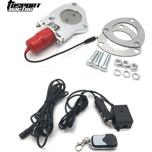 2"2.25" 2.5" 3" Exhaust System Stainless Steel Y Pipe Electric Exhaust CutOut CutOut Valve With Electronic Remote Control Switch