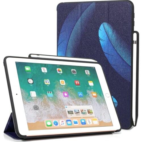 WOWCASE Tablet Case For iPad Pro 12.9 2018 3rd Generation Tri-fold Microfiber Inner Back Cover For iPad Pro 12.9" 2018 Accessory