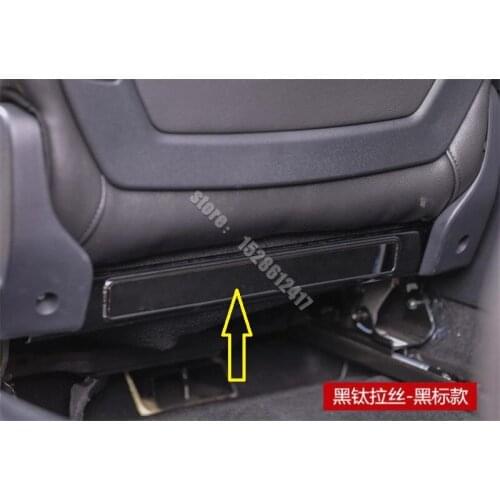 Stainless steel rear seat kick plate protection pad Car styling for Citroen C5 AIRCROSS 2019-2021