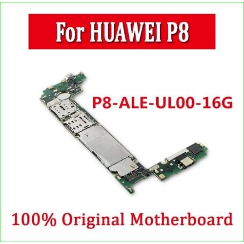 Factory Unlocked For HUAWEI P8 Lite Motherboard Original Logic Board Full Chip Clean IMEIAndroid OS ALE-UL00 GRA-UL00 ALE-L21