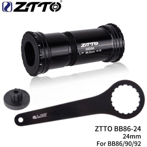 ZTTO bike bottom bracket BB86 24mm BB92BB90 press-fit bottom bracket thread lock for road bike mountain bike 24 axle crank chain