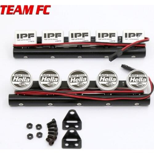 1PCS RC Car LED Roof Lamp Lights Bar for 1/10 RC Crawler Car Traxxas TRX-4 SCX10 90046 Recat MST