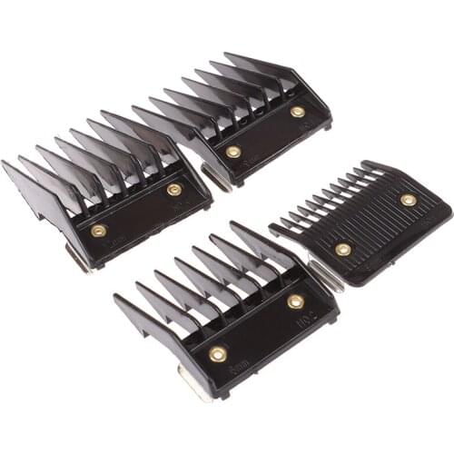 4pcs/set Barber Professional Universal Hair Clipper Limit Comb Replacement Cutting Guide Combs