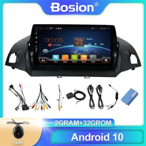 Bosion 2 DIN Android 10.0 car Multimedia Player for Ford Kuga 2 Escape 3 2012 - 2019 car GPS navigation wifi 4G car 2DIN radio