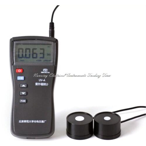 Fast arrival Digital UV-A Dual Channel portable ultraviolet radiometer with UV-365nm probe & UV-420nm probe