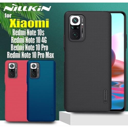 Redmi Note 10 Pro 4G Case Nillkin Frosetd Matte Shield Hard PC Phone Back Cover for Xiaomi Redmi Note10 Pro Max Funda Capa