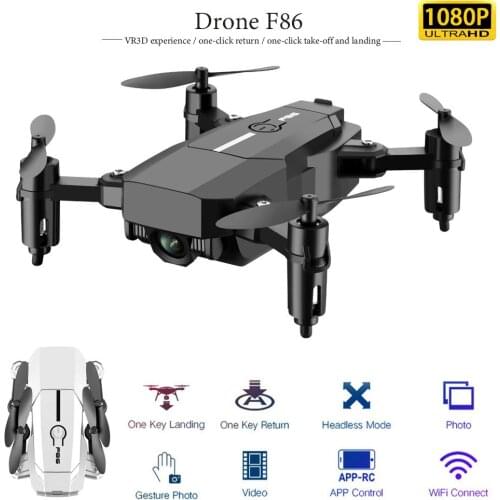 F86 Drone with Camera HD Mini Aircraft Quadcopter Gesture Gravity Sensing Aerial Photography RC Foldable Quadrocopter Kids Toy