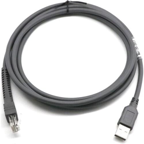 USB To RJ48 RJ50 Scanner Data Cable for LS1203 LS2208 LS4208 LS3008 CBAU01-S07ZAR Symbol Barcode Scanner Part Cable