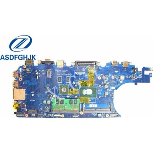 CN-0J1PDD 0J1PDD J1PDD Laptop Motherboard for Dell for Latitude E5470 Motherboard LA-C632P i7-6600U DDR4 100% Test OK