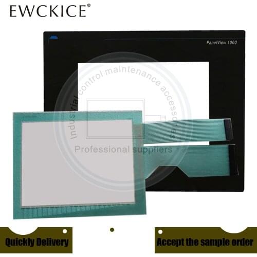 NEW PanelView 1000 2711-T10C16 2711-T10C16L1 HMI PLC Touch screen AND Front label Touch panel AND Frontlabel
