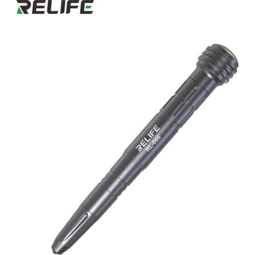 RELIFE RL-066 Rear Glass Breaking Pen For IPhone 8-12 Pro Max Back Cover Adjustable Spring Automatic Punch Center Repair Tool