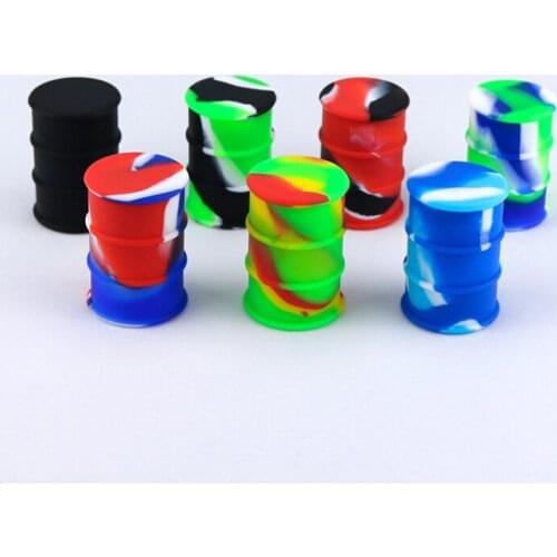 20pcs 26ml Bho Silicone Slick butane oil container Dabber oil concentrate jars extract Storage Nostick Silicon dab wax jar
