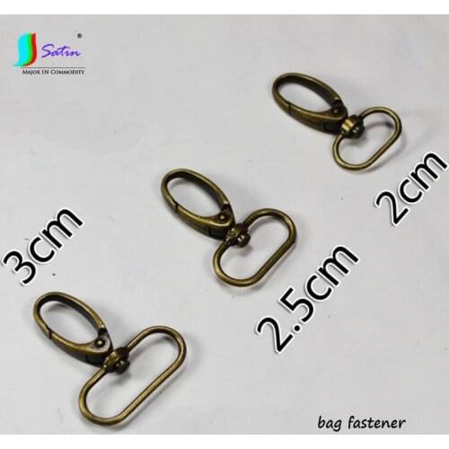 Diy Repair Handmade Women Bag Luggage Accessories Good Quality Metal Bronze Bag Fastener Buckle S0425H