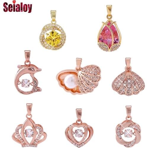 Seialoy Heart Pendants