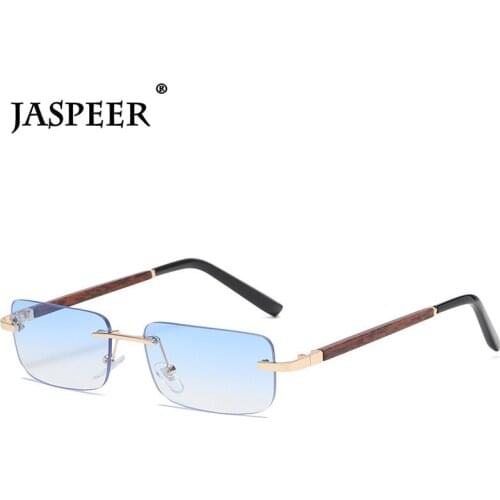 JASPEER Vintage Rectangle Sunglasses Men Brand Designer Steampunk Sun Glasses UV400 Driving Shades Women Fashion Eyewear