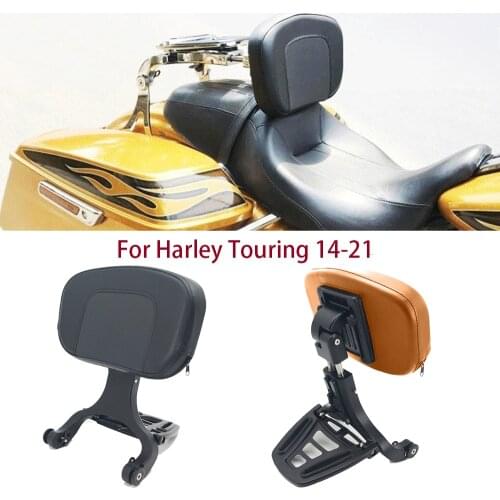 Motorcycle Multi Purpose Driver Passenger Backrest For Harley Touring Road King Road Glide Street Glide 14-2021 FLTRX FLHR FLHX