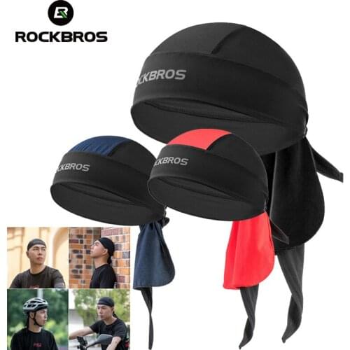ROCKBROS Cycling Cap Quick Dry Head Scarf Men Running Riding Bandana Headscarf Ciclismo Sunscreen Cap Headwear Headband