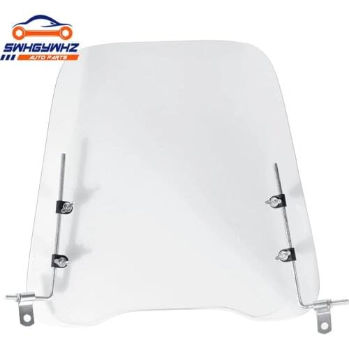 2mm/3mm thick Universal Motorcycle Wind Cold Deflector Clear Transparent PC Plate Scooter Windshield Windscreen Wind Deflect