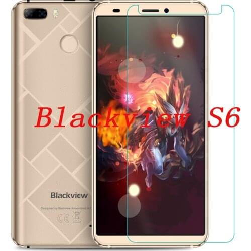 2PCS Smartphone Tempered Glass 9H Explosion-Proof Protective Film Screen Protector Mobile Phone FOR Blackview S6 5.7"