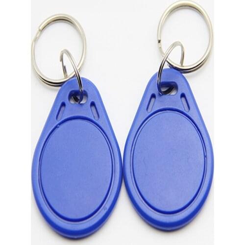 5pcs UID IC card Changeable Writable keyfobs key tags one IC 13.56Mhz blue keyfobs Block sector writable