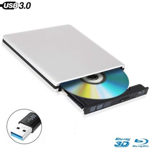 Bluray USB 3.0 External Optical Drive DVD Burner BD-ROM Blu-ray Player for Asus Samsung Acer Dell Universal SONY HP Lenovo