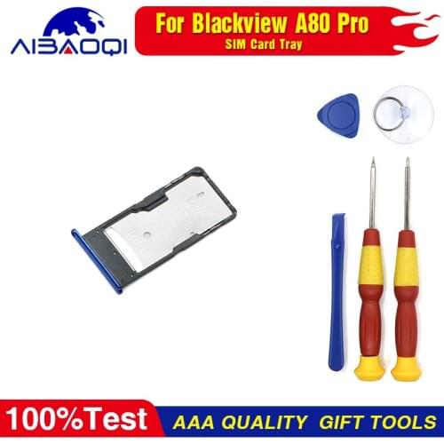 Sim Card Holder Sim Card Slot Tray Holder For Blackview A80 Pro Smart Phone Perfect Replacement Parts Free Tools