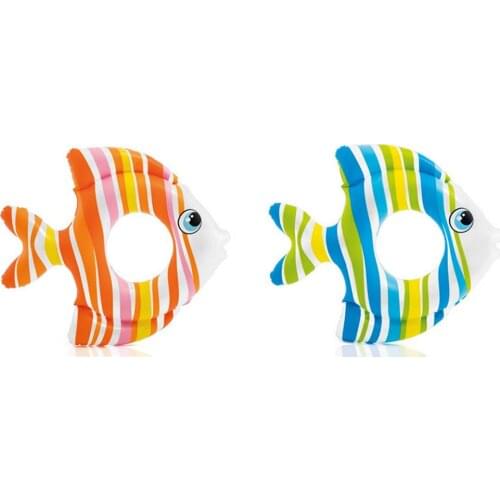 Children Swimming Ring Safe Underarm Tropical Fish Shape Durable Summer Toys Childrens Pool Floatie Water Safety Toy