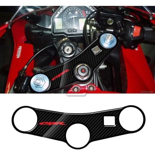 For Honda CBR600 2003-2004 3D Carbon-look Upper Triple Yoke Defender