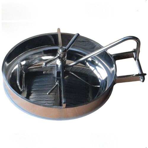 Elliptical Manhole Cover Tank Inward Manway Manhole Cover Oval Sanitary SUS304 EPDM/ Silicone