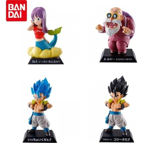 Bandai Dragon Ball Super Z Limited STRONG CHAINS Master Roshi Gogeta Mermaid Goku Action Figure Collections Model Toys Gifts