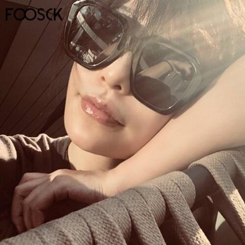 FOOSCK Women's Sunglasses Transparent Glasses