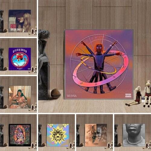 Prints Painting Modular abstract portrait Pictures Canvas Wall Art face Home Decoration square Modern Bedside Background Poster