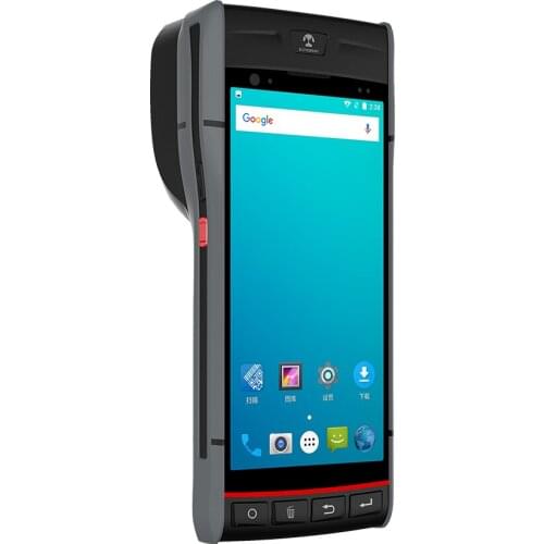 Pos PDA Label Printer Handheld Pos Terminal With All in One Bluetooth Printer Android POS With Optional NFC and Barcode Scanner