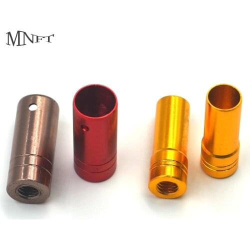 MNFT 10Pcs M8 Screw Net Head Adapter Landing Net Fishing Rod Joints Connector Inside Diameter 10mm 12mm