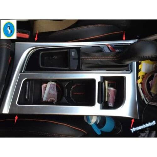 Lapetus Transmission Stalls Shift Gear Box Panel Frame Cover Trim For Hyundai Sonata Sedan 2015 2016 2017 ABS Interior Refit Kit