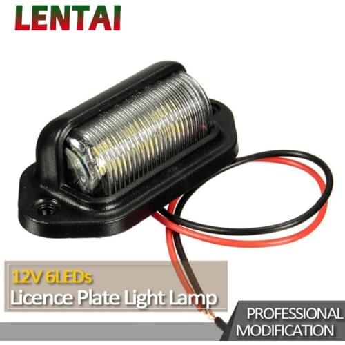 LENTAI For Jeep renegade wrangler Mitsubishi asx lancer Fiat 500 punto 1PC Car LED Number Plate Lamp License Plate Light Bulbs