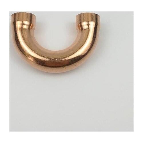 Copper 180 Elbow Plumbing Pipe Fitting Water Gas Oil Scoket Weld Coupler End Feed 180 Deg 25mm x1.2mm x76