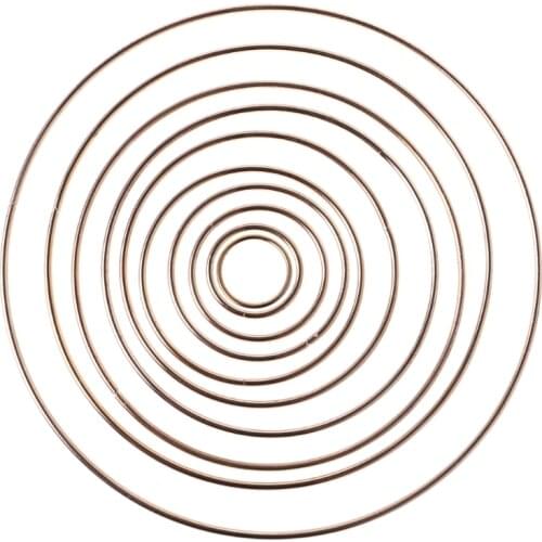 Metal Dream Catcher Dreamcatcher Ring Macrame Craft Hoop DIY Accessory 35-190mm