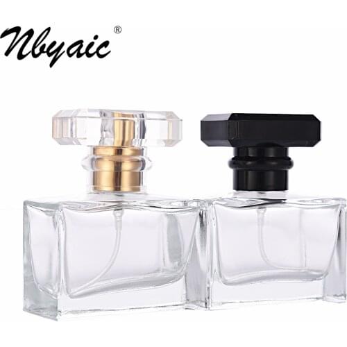 Nbyaic Perfume bottling 30ml high-end portable perfume transparent glass bottle lotion spray bottle empty bottle 1pcs
